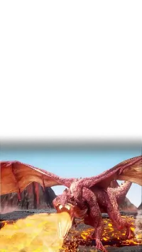 Efeito de presente do TikTok Dragon Flame